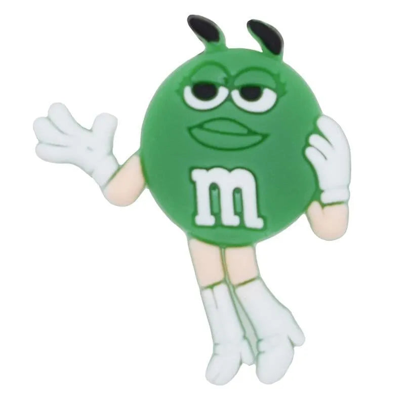 M And M'S Green Lady People Character Shoe Charm