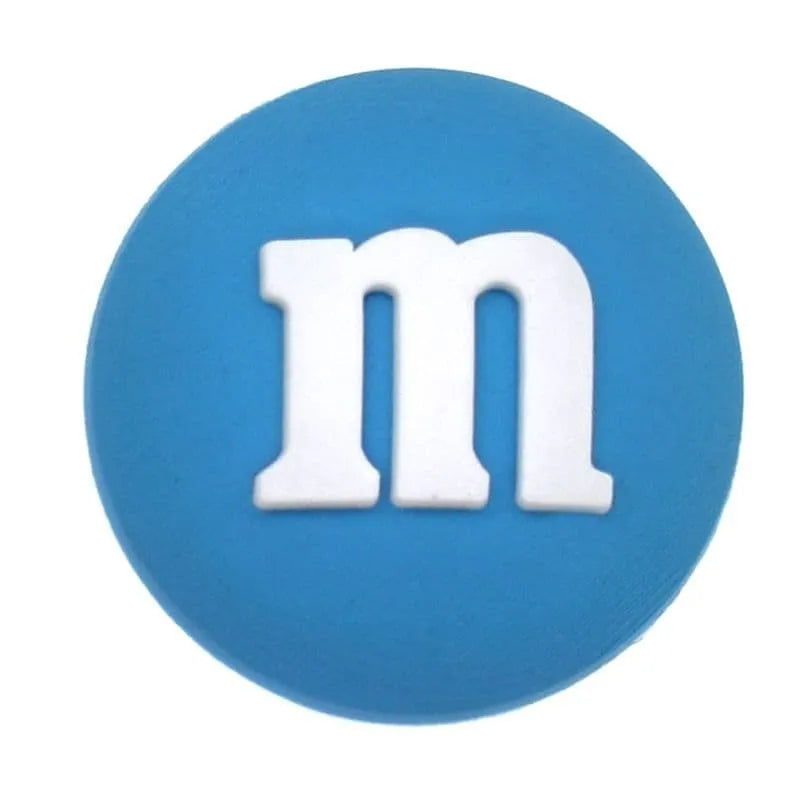 M And M'S Blue Dragée Chocolate Confectionery Shoe Charm