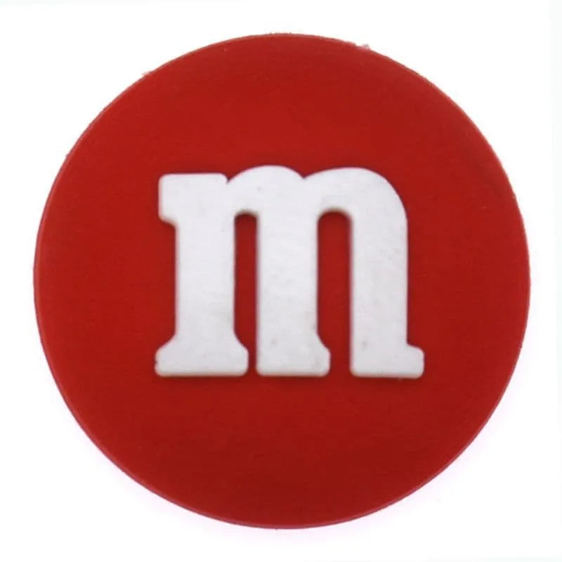 M And M'S Red Dragée Chocolate Confectionery Shoe Charm