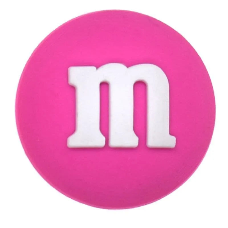 M And M'S Dark Pink Dragée Chocolate Confectionery Shoe Charm