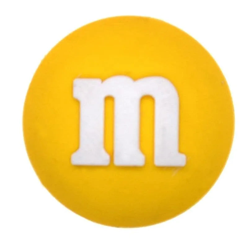 M And M'S Yellow Dragée Chocolate Confectionery Shoe Charm