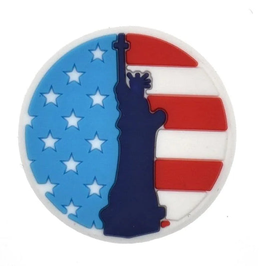 United States Of America, City Skyline, Travel The World Shoe Charm