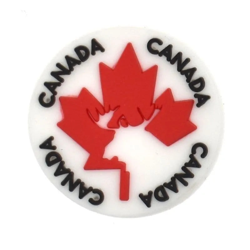 Canada, Maple Leaves, Travel The World Shoe Charm