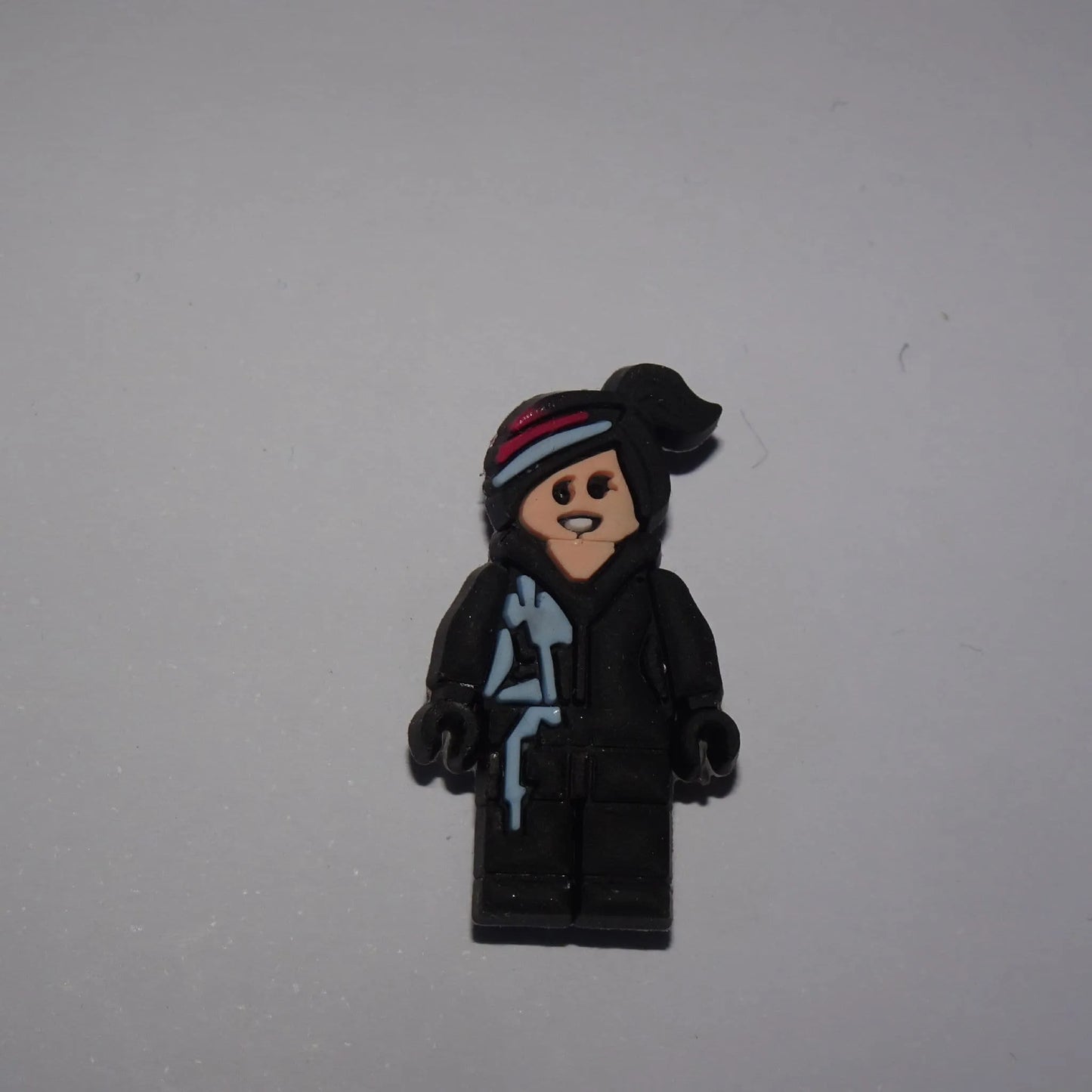 Lego Mini Black Warrior Shoe Charm