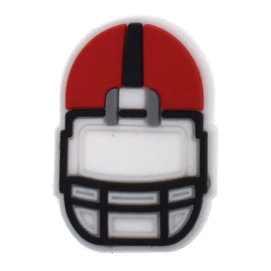 American Football Players Helmet Shoe Charm