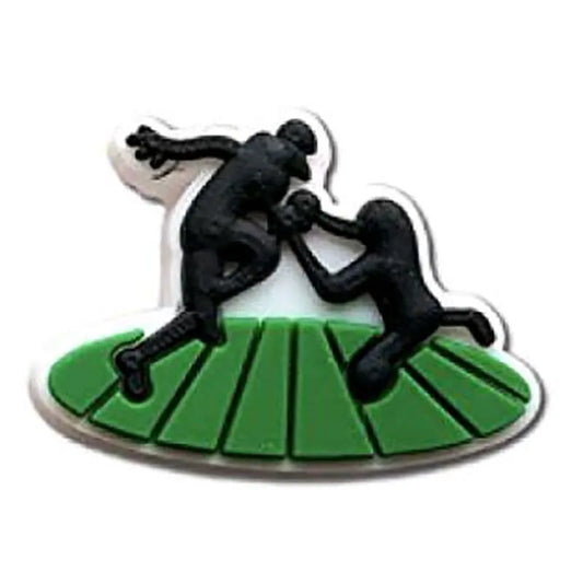 Ball Tackle Silhouette Shoe Charm