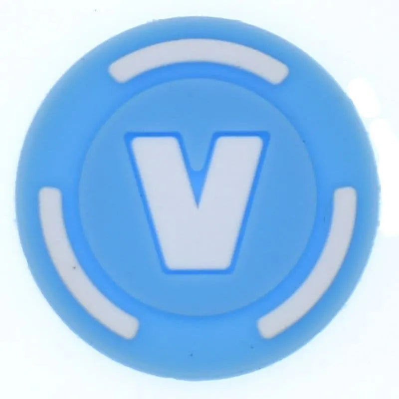 V For V Bucks Badge Logo Sign For Fortnite Shoe Charm