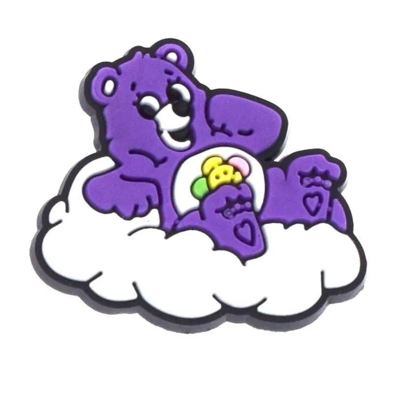 Care Bears Harmony Bear Sat On Cloud Shoe Charm