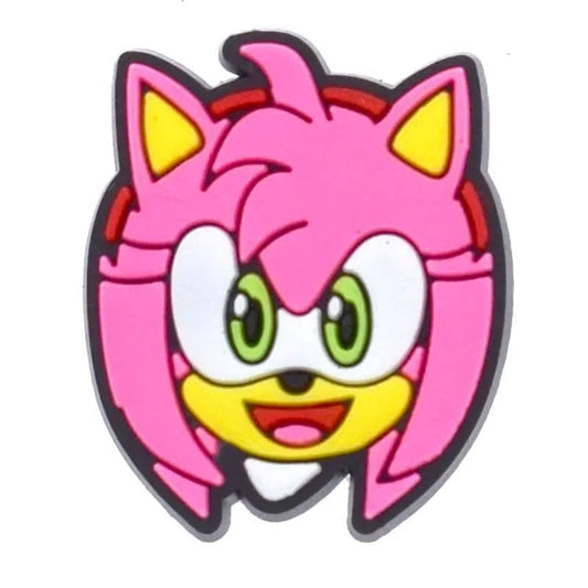Amy'S Face From Sonic Shoe Charm