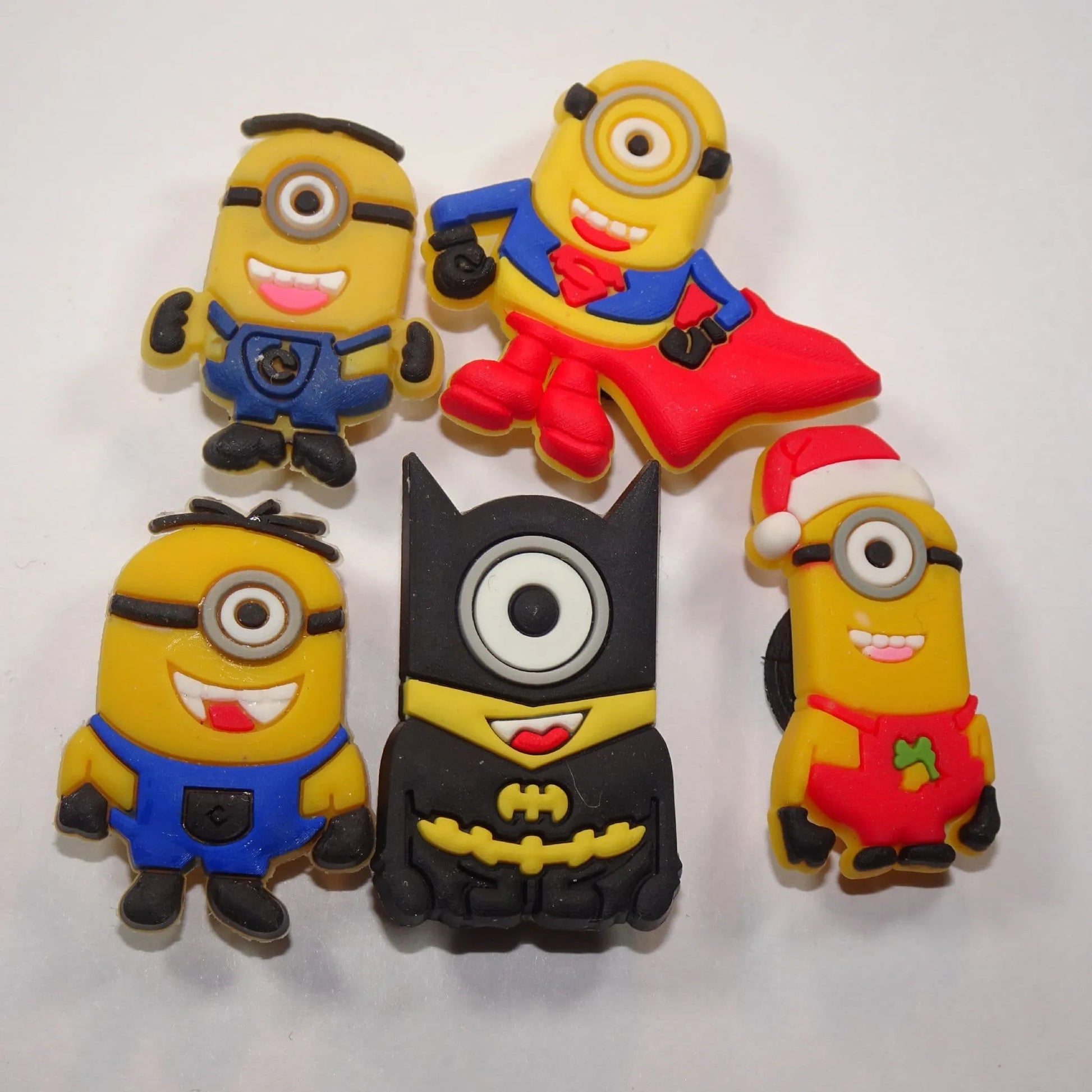 5 Two/One Eye Minions Assorted Minions Shoe Charm