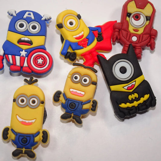 5 One Eye Minions Assorted Minions Shoe Charm