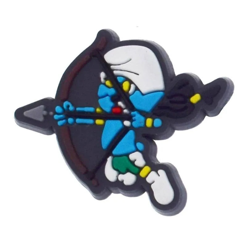 Archer Smurf From Smurfs Shoe Charm