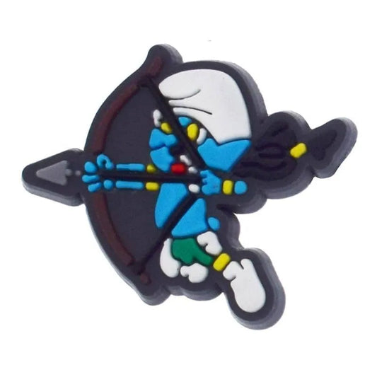 Archer Smurf From Smurfs Shoe Charm