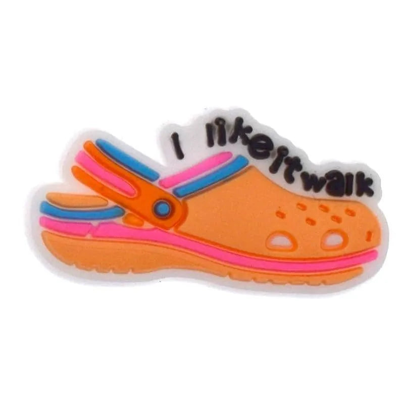 Croc Shoe 'I Like It Walk' Shoe Charm