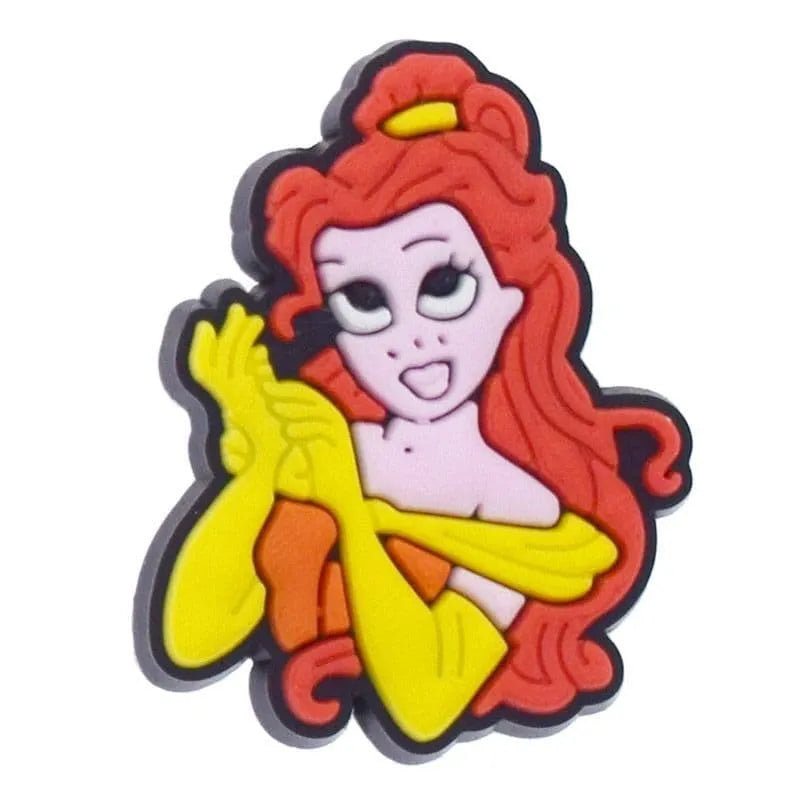 Ginger Hair Princess Shoe Charm