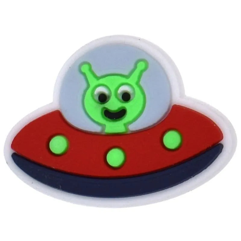 Alien Saucer Shoe Charm