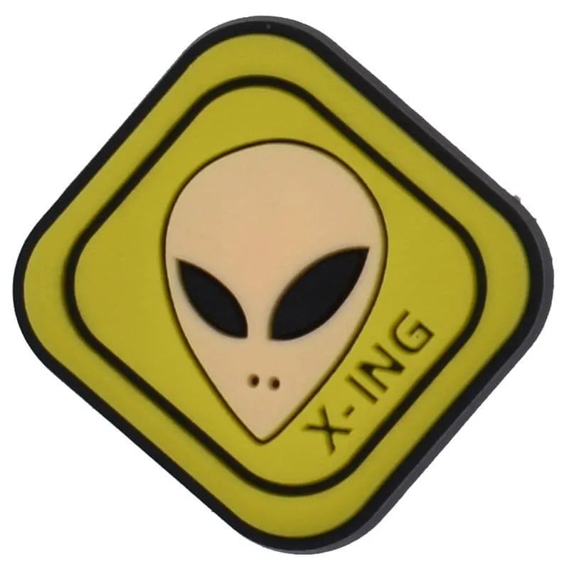 Beware Aliens Shoe Charm
