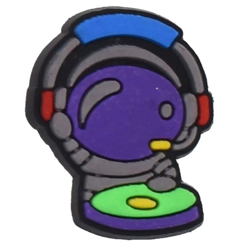 Astronaught'S Helmet Shoe Charm