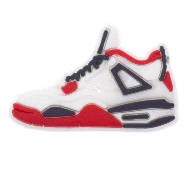 White/Red Trainers Shoe Charm