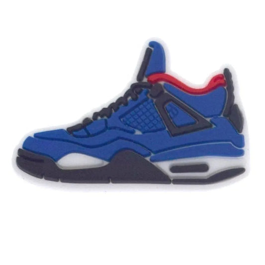 All Blue Red Flash Trainers Shoe Charm