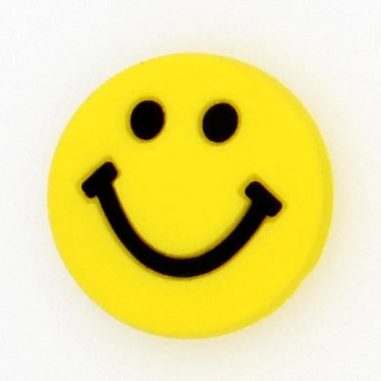 Emoji Yellow Smiler Small Shoe Charm