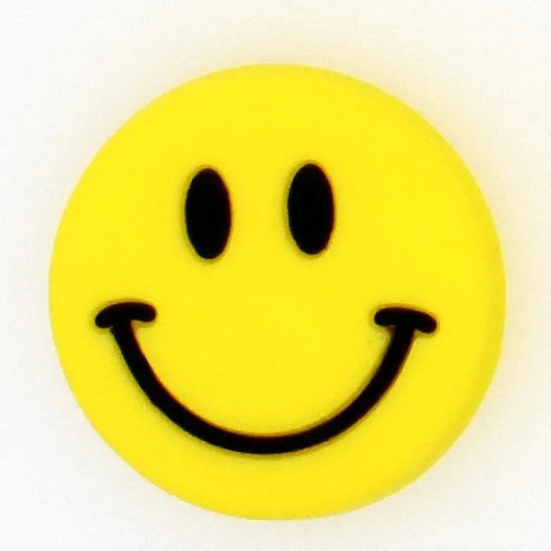 Emoji Yellow Smile Shoe Charm
