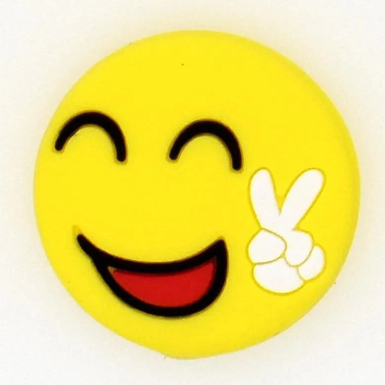 Emoji Bunny Cheeck Shoe Charm