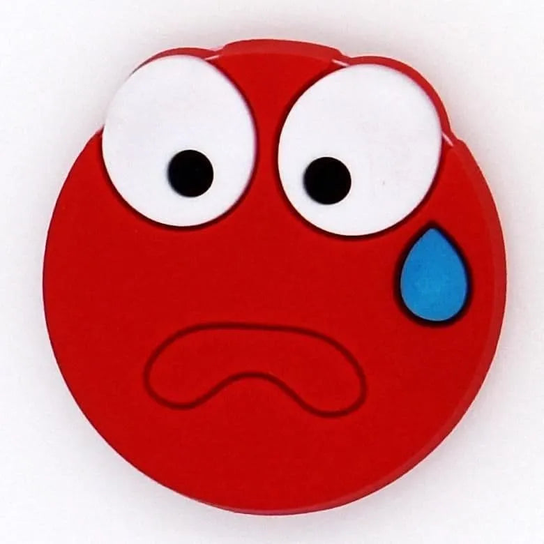 Emoji Red Single Tear Shoe Charm