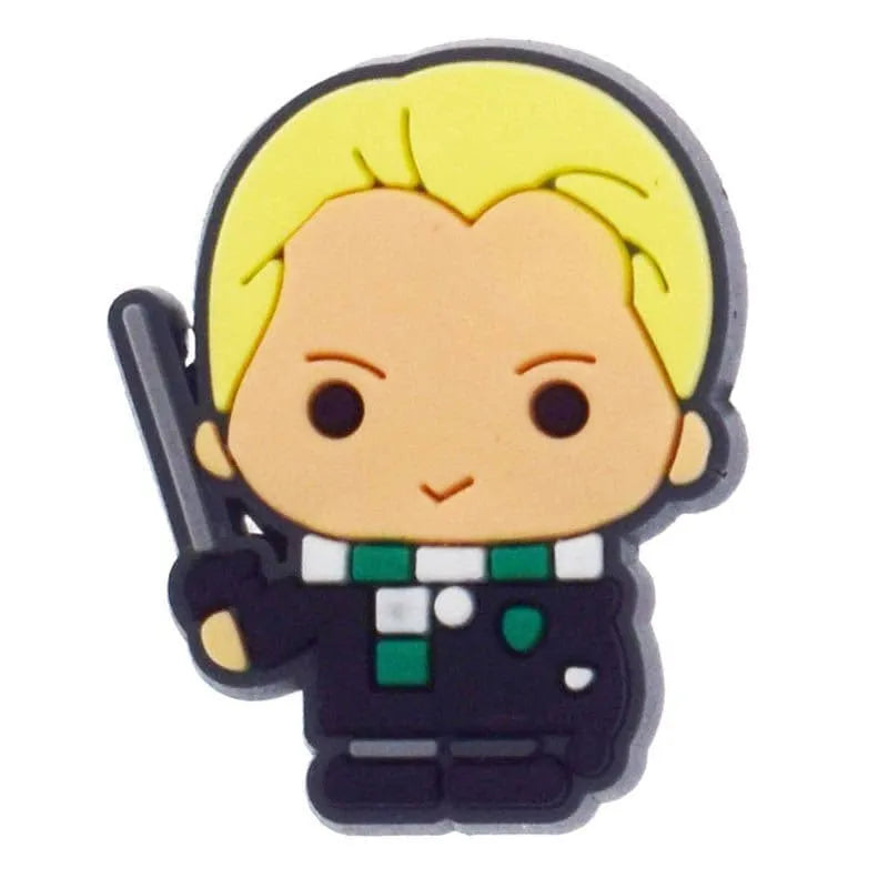 Draco Malfoy With Wand Harry Potter Shoe Charm