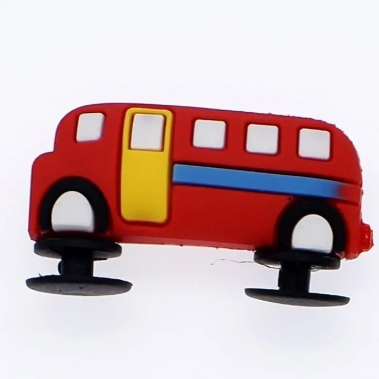 3D Shuttle bus shoe charm