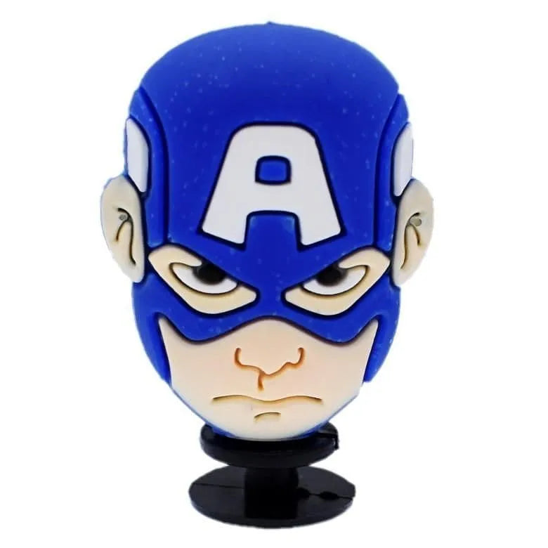 3D Avengers Captain America shoe charm