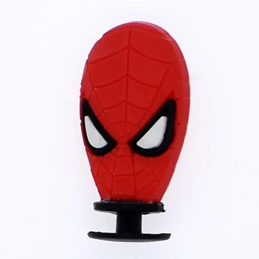 3D Spiderman head shoe charm