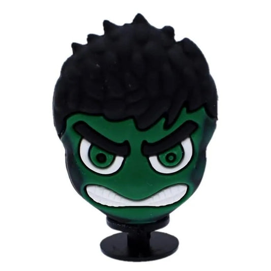 3D Hulk green shoe charm