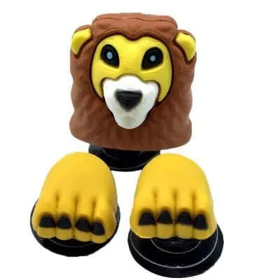 3D Lion head & paws 3 pieces shoe charm