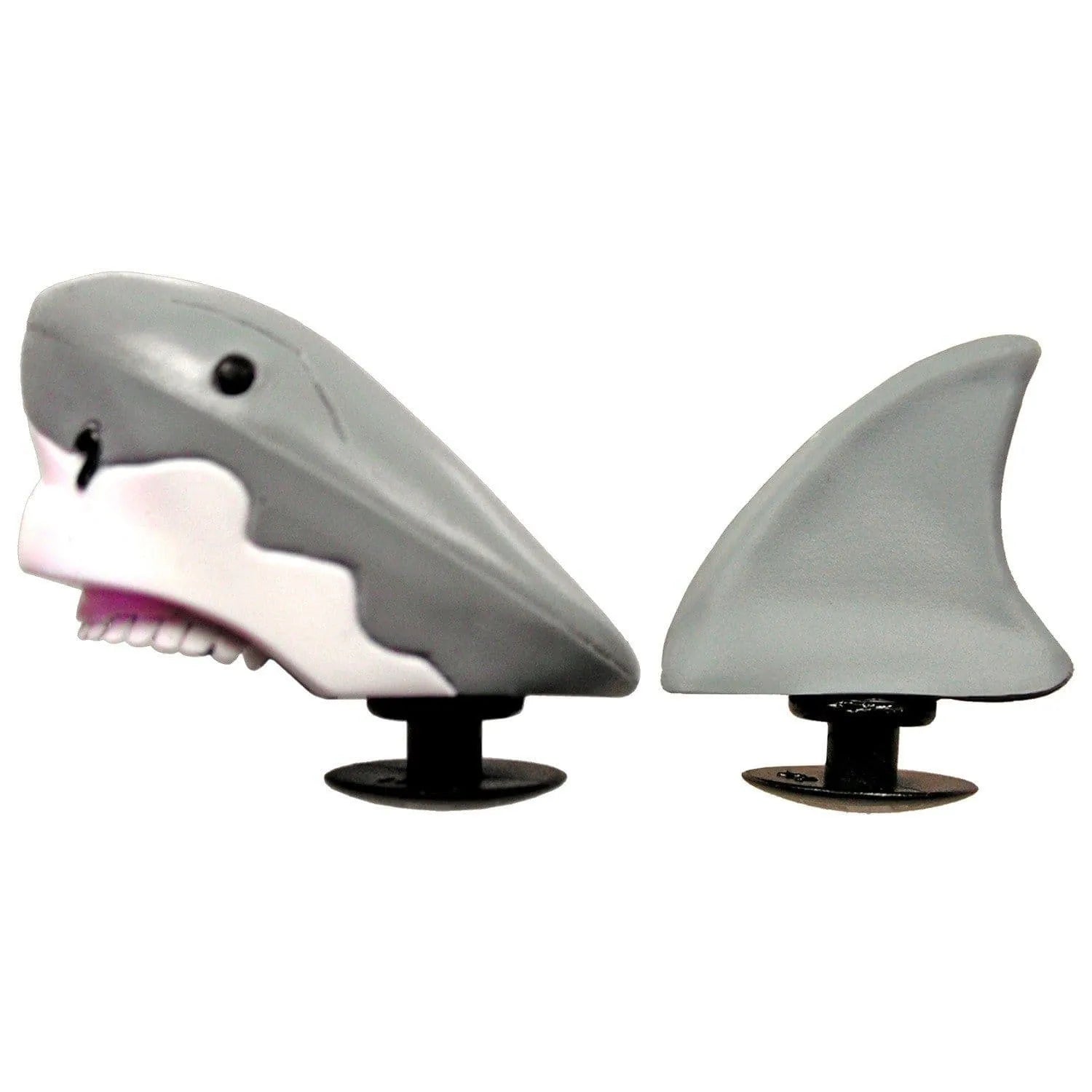 3D Shark 2 parts grey shoe charm