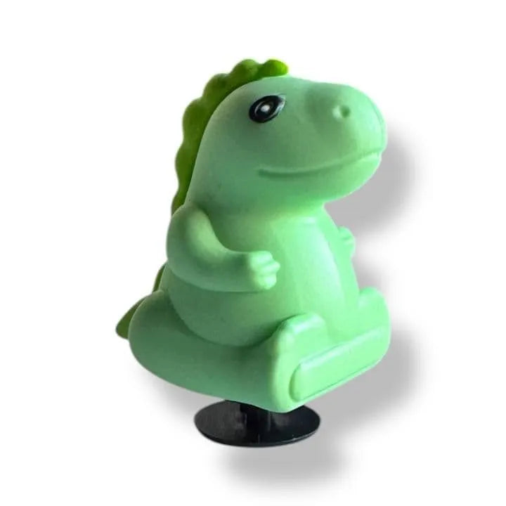 3D Dinosaur Green shoe charm
