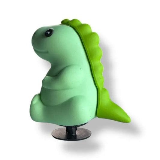 3D Dinosaur Green shoe charm