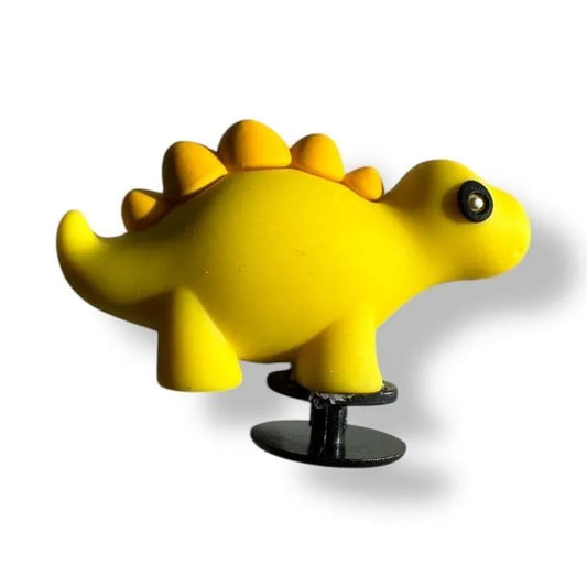 3D Dinosaur Yellow shoe charm