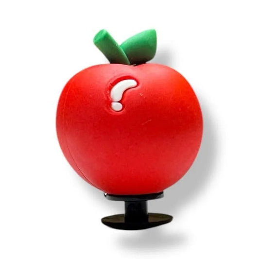 3D Red Apple fruit shoe charm
