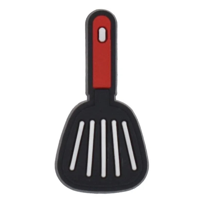 Red Handle Spatula Cooking Shoe Charm