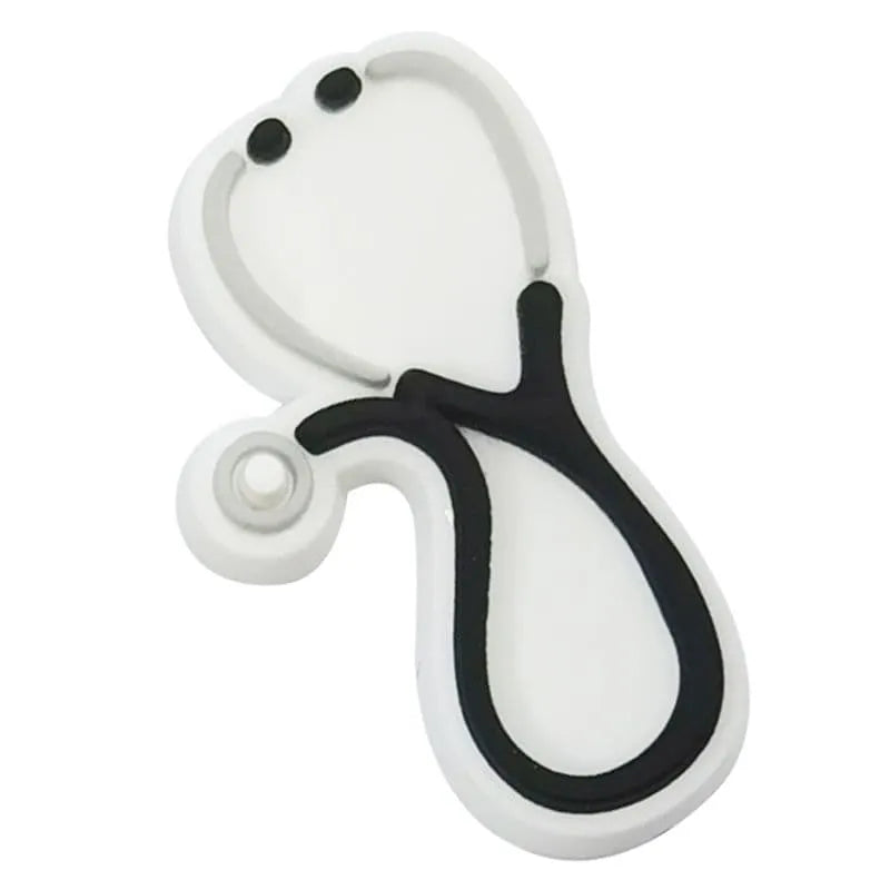 Stethoscope Medical Care Shoe Charm