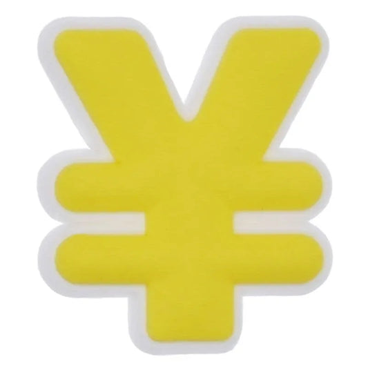 Yen Symbol Money Shoe Charm
