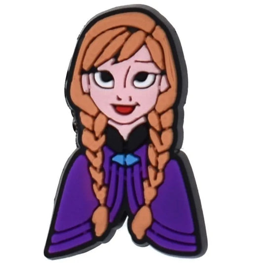 Anna With Plaits From Frozen Shoe Charm