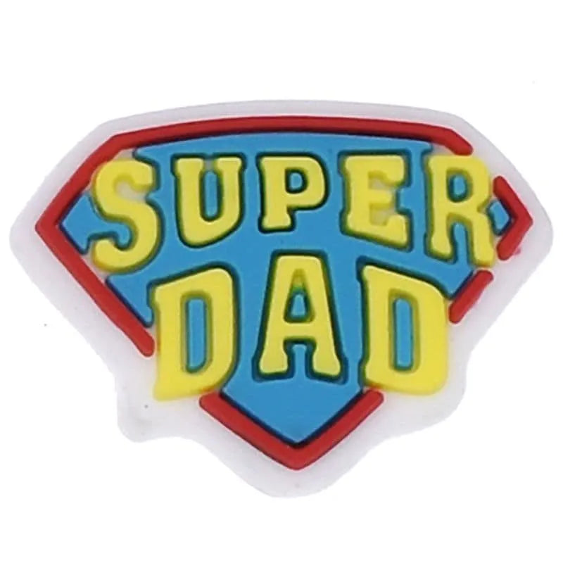 Super Dad Shoe Charm