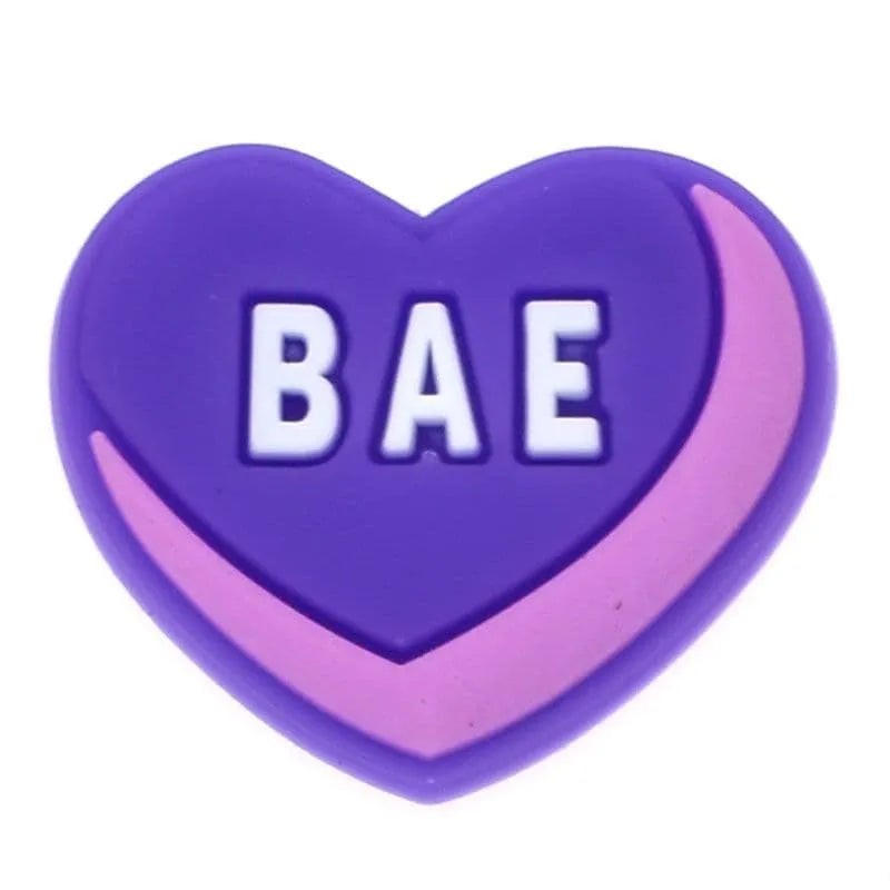 Bae Purple Heart Shoe Charm