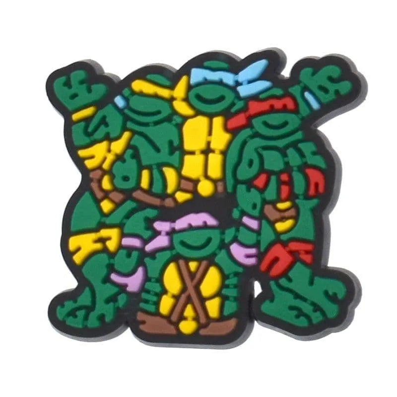 All Four Teenage Mutant Ninja Turtles Shoe Charm