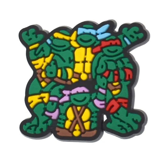 All Four Teenage Mutant Ninja Turtles Shoe Charm