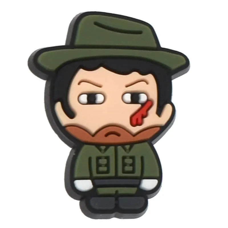 Jim Hopper Stranger Things Shoe Charm