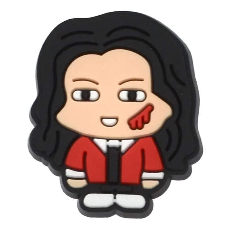 Nancy Wheeler With Marked Face Stranger Things Shoe Charm