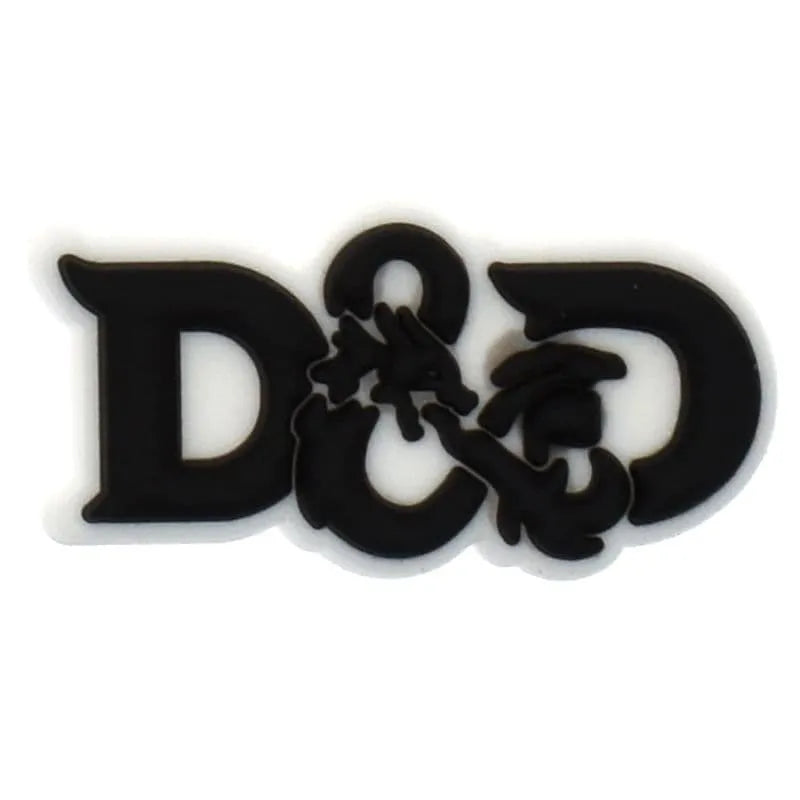 D&D Dungeons & Dragons Sign Logo Stranger Things Shoe Charm